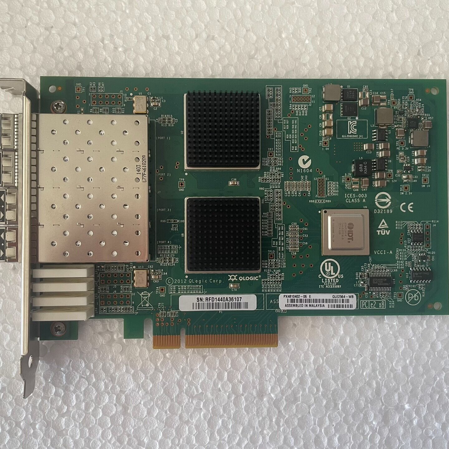 询价-QLE2564WBQLOGIC8G4通道光纤卡