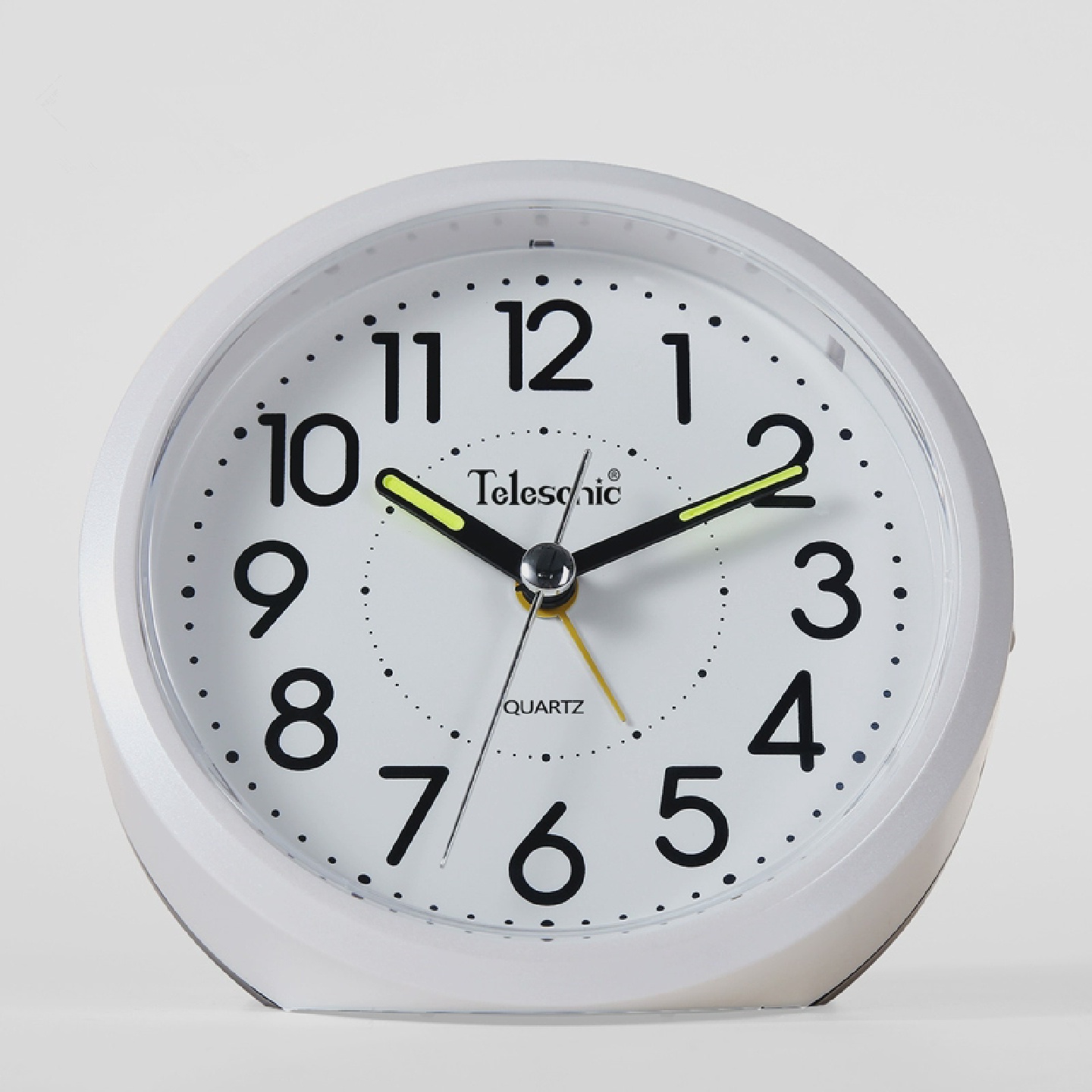 天王星闹钟钟表静音简约现代床头卧室夜光灯男女学生用多功能时钟