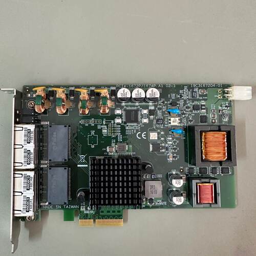 【询价】研华视觉采集卡PCIE-1672P/1674P四网口卡