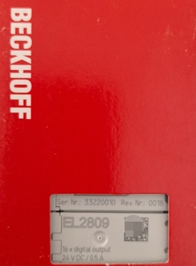 BECKHOFF倍福EL2809模块正品全新原装未开封倍福-议价