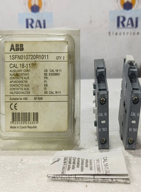ABBCAL18-111SFN010720R1011辅助接触块CAL1811(2件)