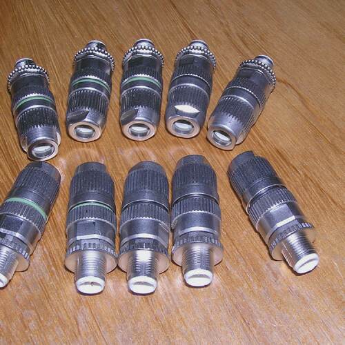 Lot of 10x HARTING 21032411301 Connector Harax M12 L3 Male P