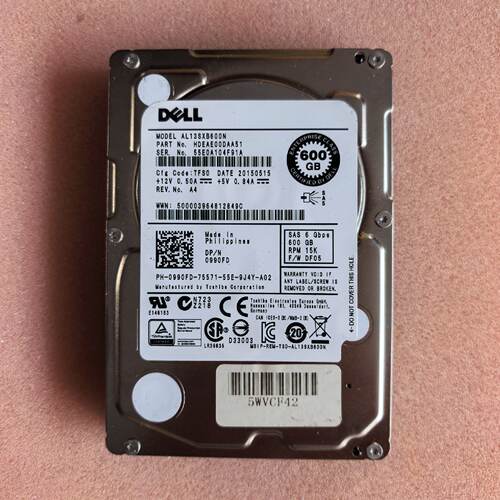 DELL 990FD 600G 15K SAS 2.5寸服务-议价