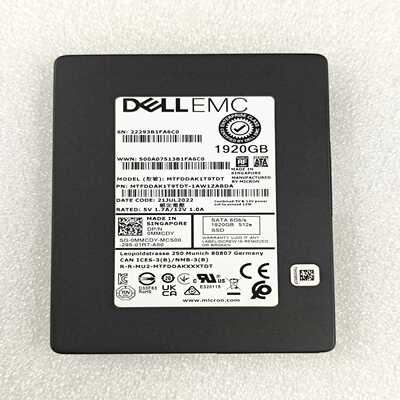 戴尔DELLEMC1920GB1.92TB企业级服务器--议价商品