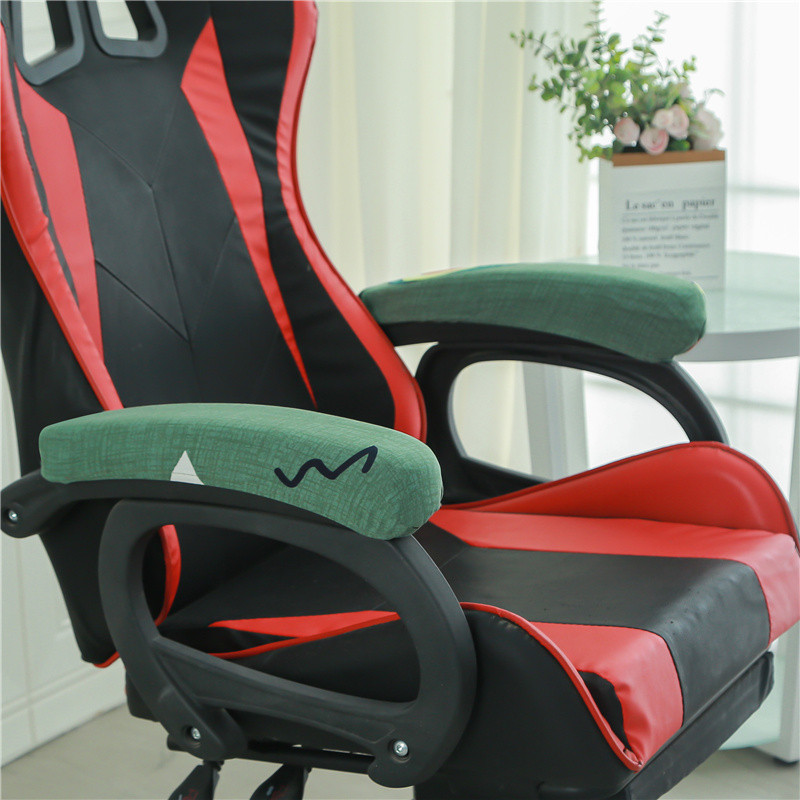 办公室椅子扶手套电脑椅把手套转椅扶手罩加厚座椅包布椅套简约