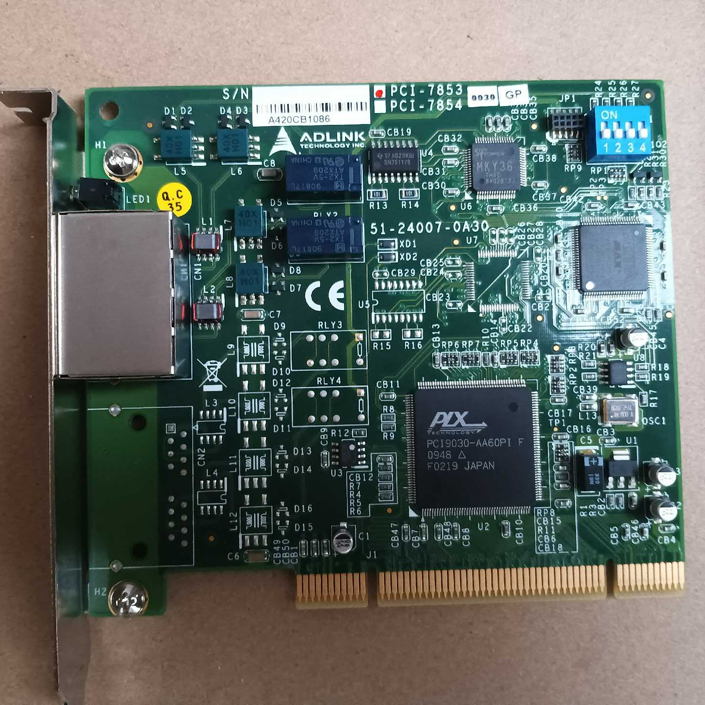 ADLINK PCI-7853 51-24007-0A30（佳毅工控）