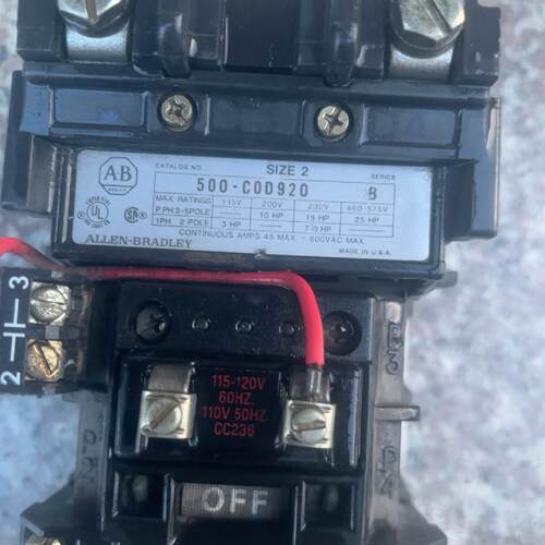 议价500COD920AB罗克韦尔接触器可维修