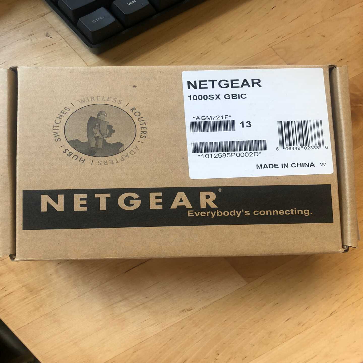 netgear网件千兆GBIC光线模块。型号是agm72询价