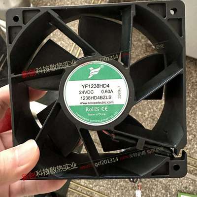 议价-SF1238HD4DC24V0.60A1238HD4BZLS-YFTSL120散热风扇YF12