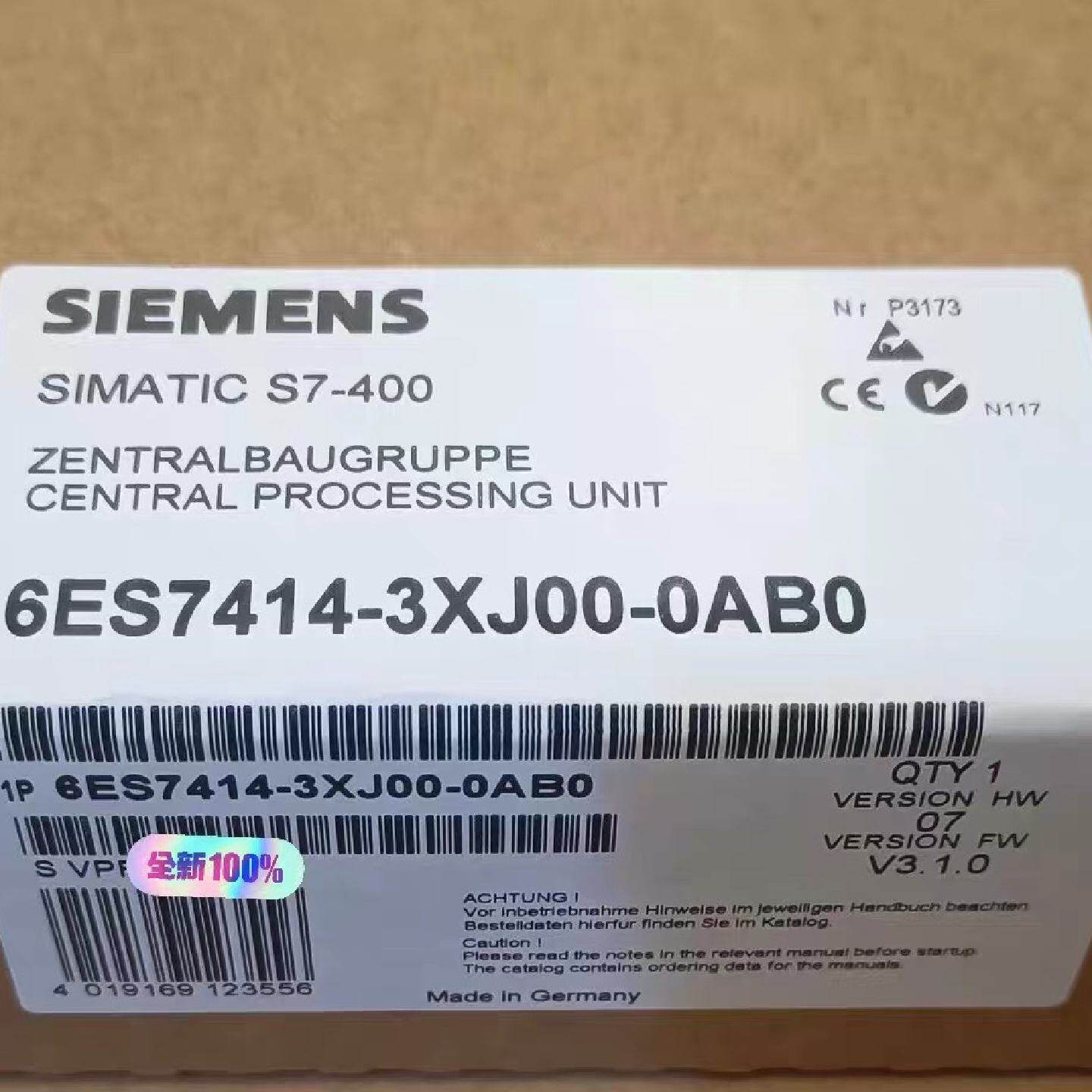 【议价】6ES7414-3XJ00-0AB0 6ES7 414-3X 全新/二手均有货