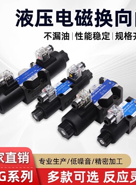 寻I液压电磁换向阀DSG02032B2L3C60换向电磁阀24v油压控制阀220v
