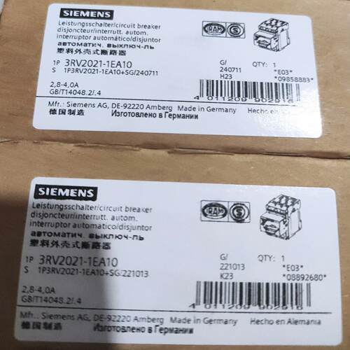 (议价)3RV2021-1EA10，4个。