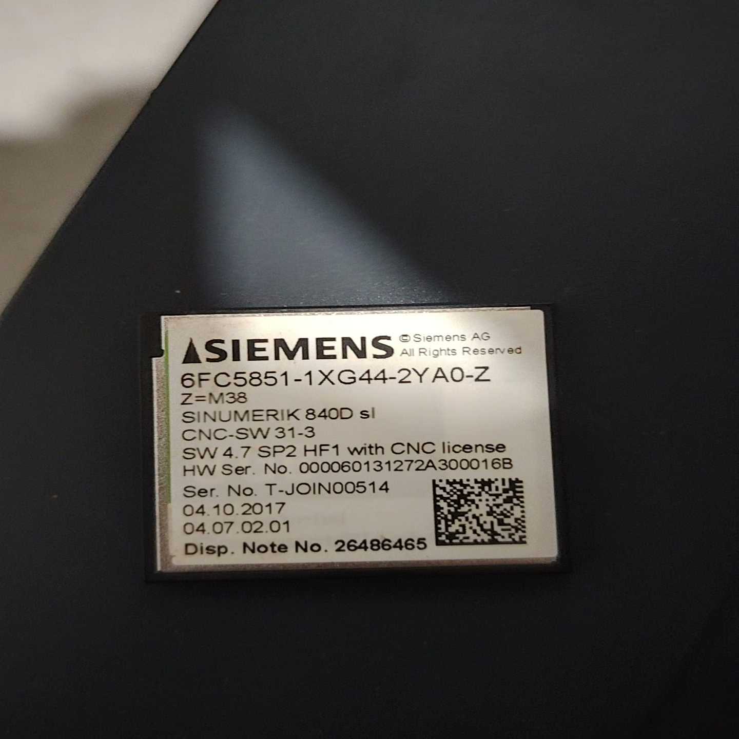 询价西门子系统cf卡，6Fc5851-1XG44-2YA0-Z，