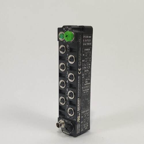 Beckhoff EP23080001 EtherCAT Box 4 inputs  4 outputs