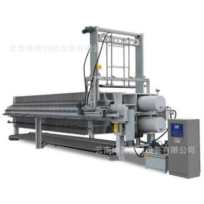 云南富民高压隔膜压滤机市政污泥脱水设备全自动板框厢式过滤机
