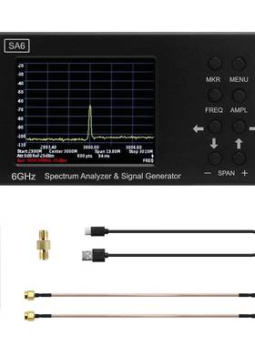 SA6频谱分析仪英文35MHZ-6200MHz信号发生器无线电信号测量
