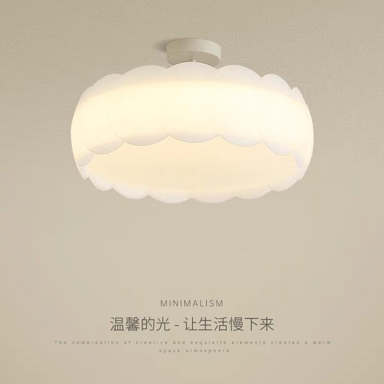 儿童房吸顶灯奶油风北欧房间意大利灯具简约客厅网红极简主卧室主
