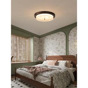 美式 房间吸顶灯铁艺大气走廊过道灯具 复古卧室灯中古风2023年新款