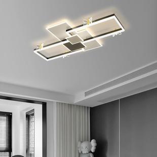 客厅灯2021年新款 创意蜜蜂吸顶灯简约现代长方形卧室智能照明灯具