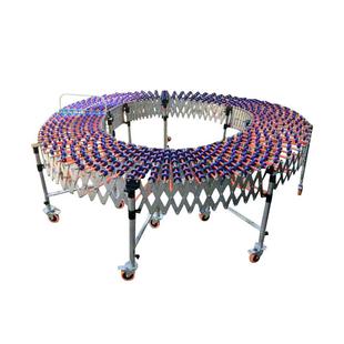 厂家定 制伸缩滚筒线无动力卸车搬货机配套伸缩任意弯曲搬运机