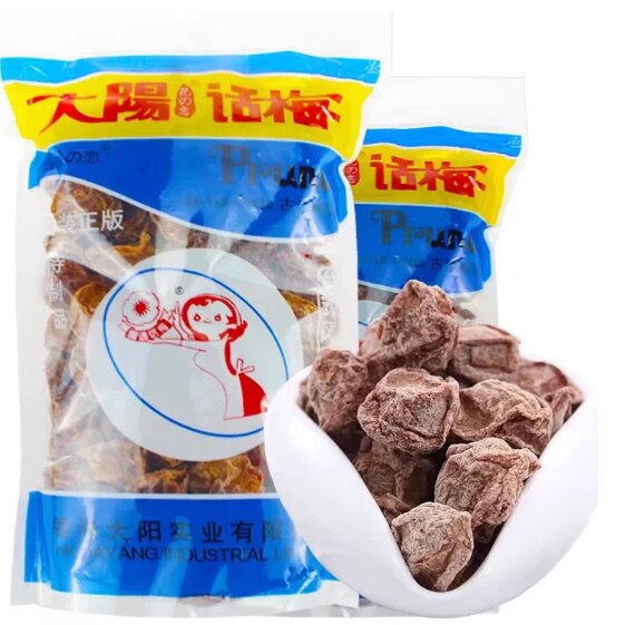 大阳话梅九制话梅零食调理甘草台湾太阳酸甜话梅香港味之源恋之园