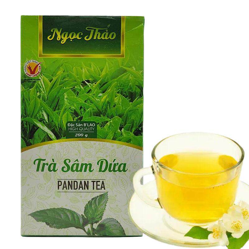 越南PANDAN TEA茉莉花香兰茶200g清凉解暑绿色花草凉茶龙桑茶包邮
