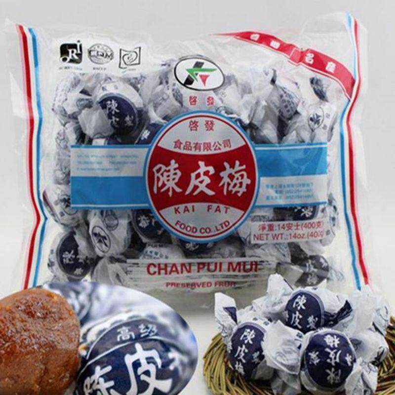 香港启发陈皮梅 400克蜜饯休闲零食品袋装凉果