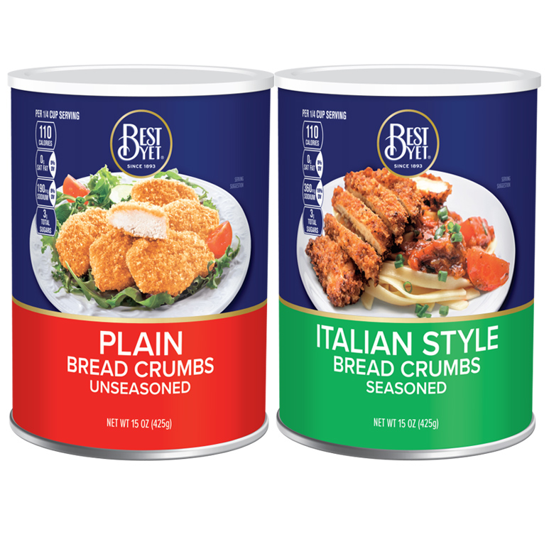 美国进口百益牌原味意大利味面包糠Best Yet Plain Bread Crumbs