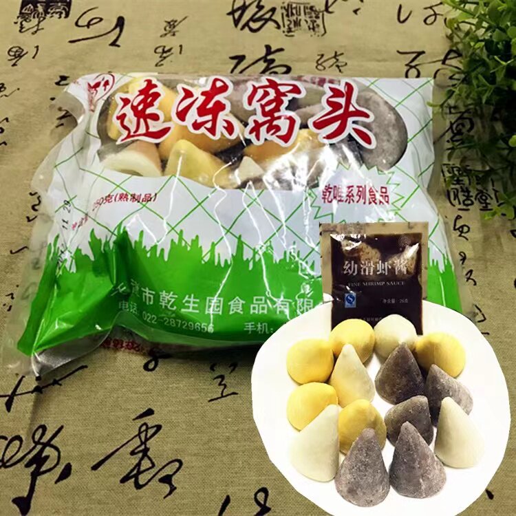 粗杂粮小窝头虾酱炒鸡蛋速冻食品天津特产燕麦荞麦窝窝头无糖早餐