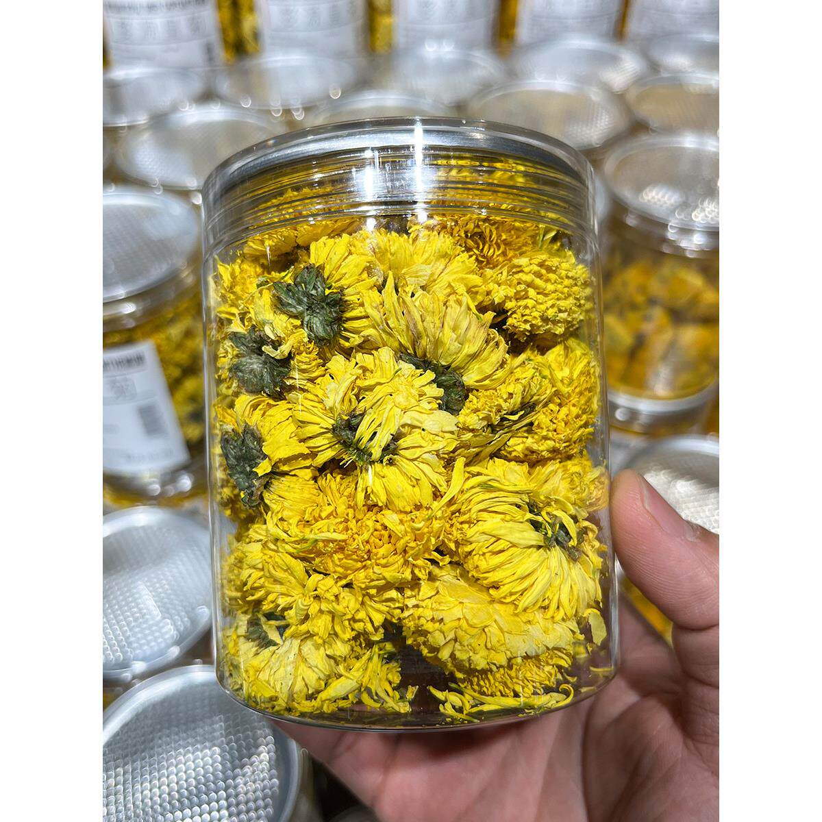 德发东来代购豫园高山王菊绣球正宗徽州新花罐头0加茶菊花茶