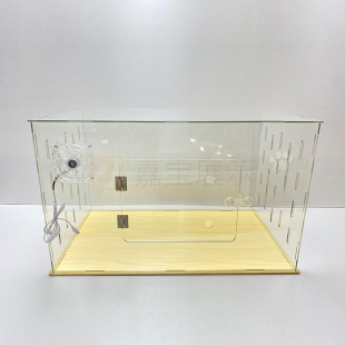 全透明压克力猫笼子 摆摊宠物展示柜子 猫赛笼赛猫笼 快速组装