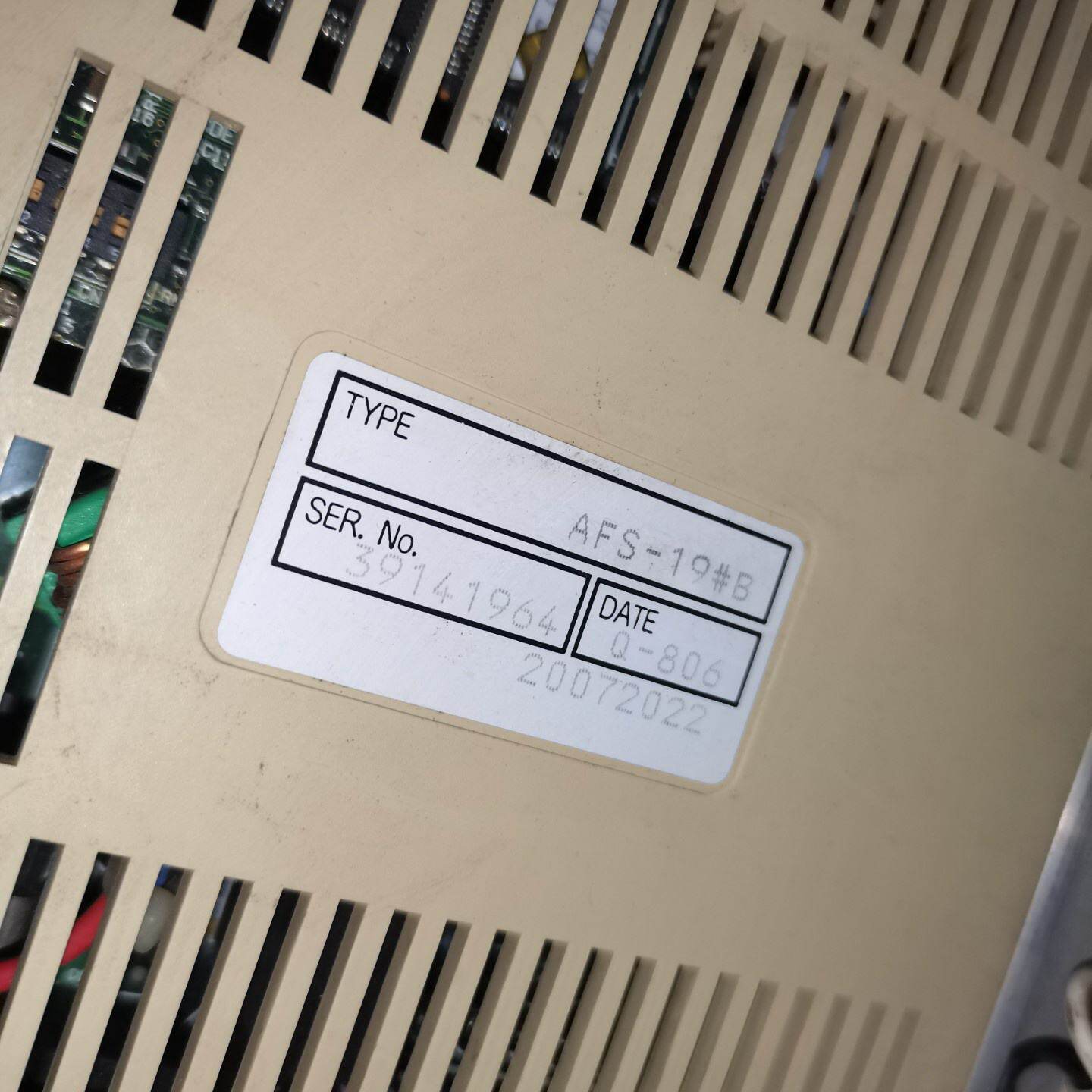 议价--和光伺服驱动器 AFS-19三相交流 1993年日本原装 拆
