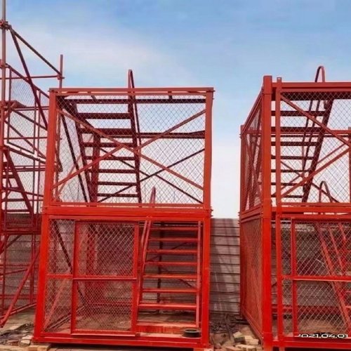 建筑安全爬梯梯笼桥梁施工安全爬梯基坑防护笼墩柱建筑箱式防护网