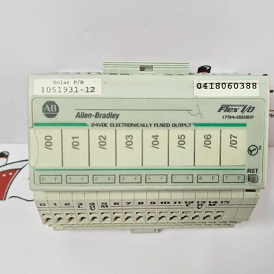 ALLENBRADLEY 1794OB8EP 24VDC ELECTRONICALLY FUSED OUTPUT FAS