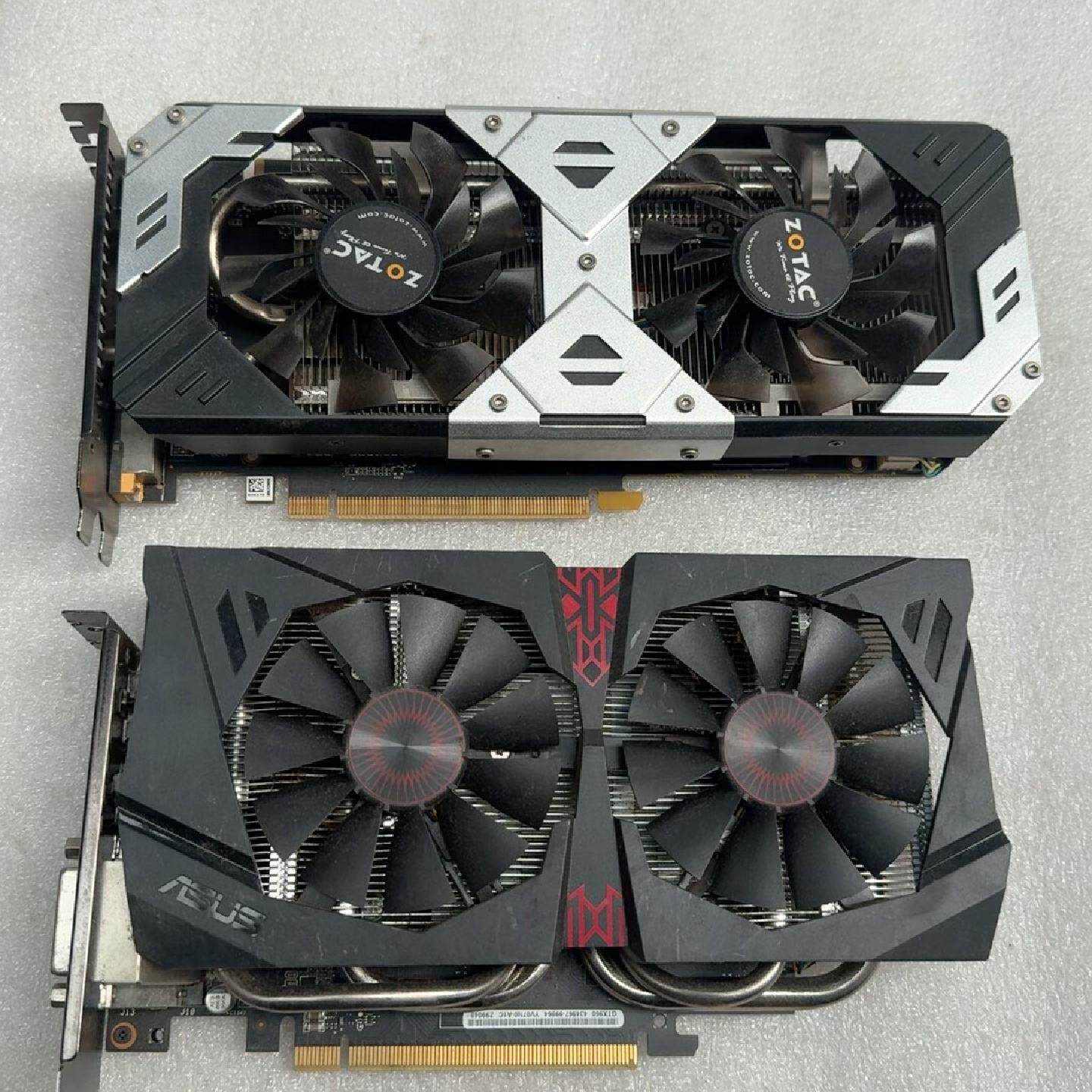 #电脑显卡 2张，gtx960 2g显卡功能完好无维修，成色--议价商品