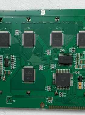 询价~点阵液晶显示屏，型号LMG7401PLBC，带驱动板，黄光背