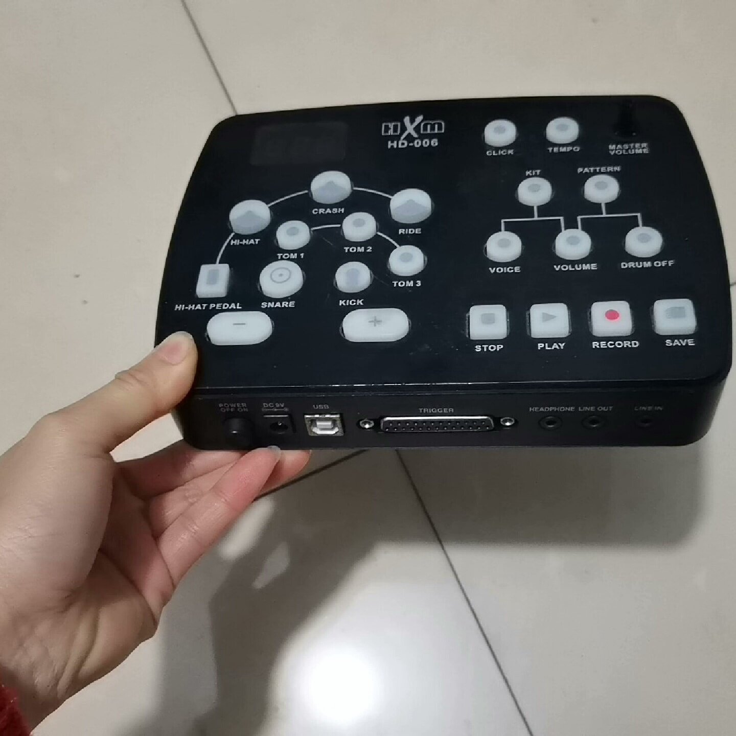 【议价】HXM红魔 HD-006电子鼓控制器 功能正常