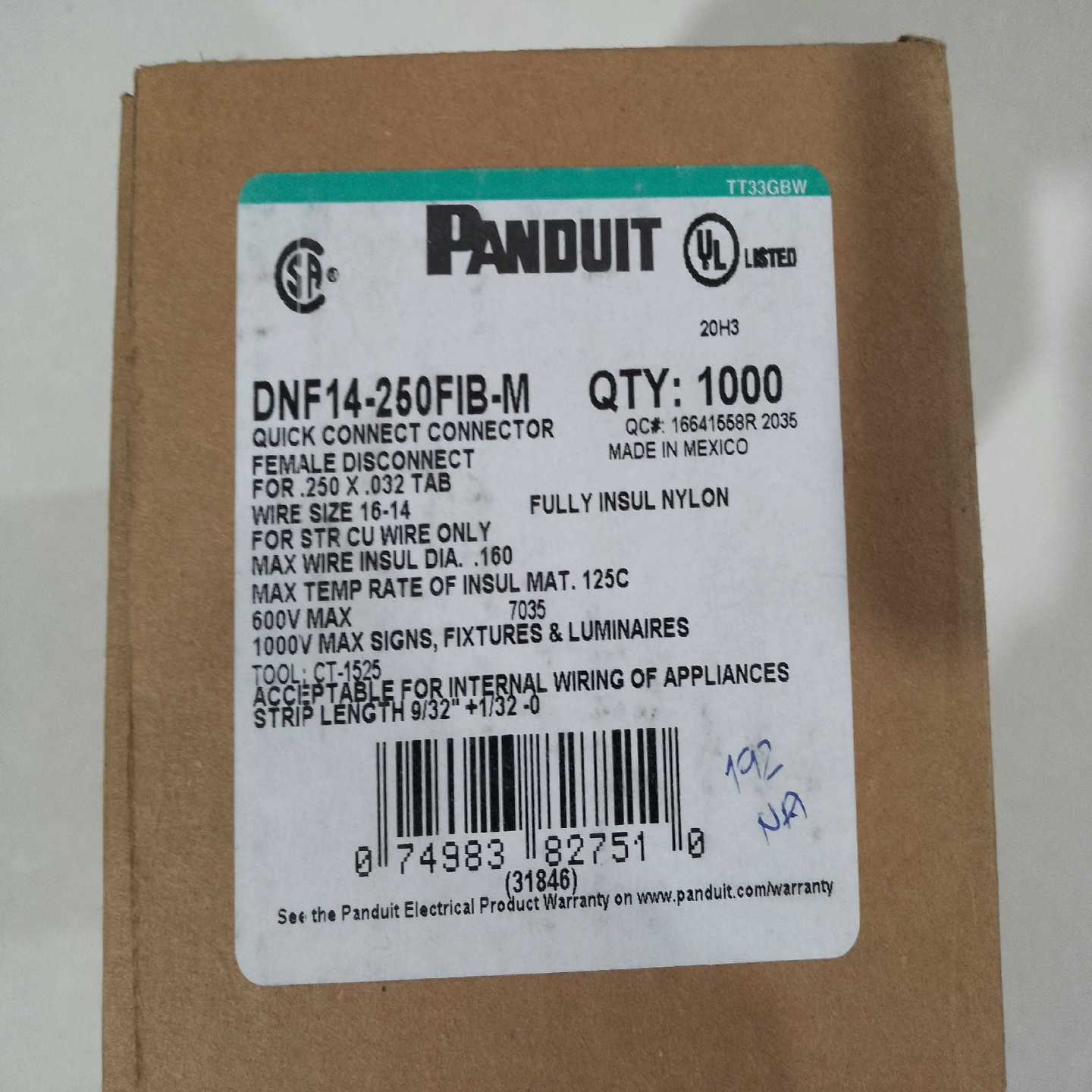 DNF14-250FIB-M接线端子，，每盒1000询价