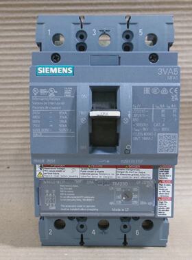 Siemens 3VA5 3VA52225EC310AA0 3 Pole 225 Amp 600V Circuit Br