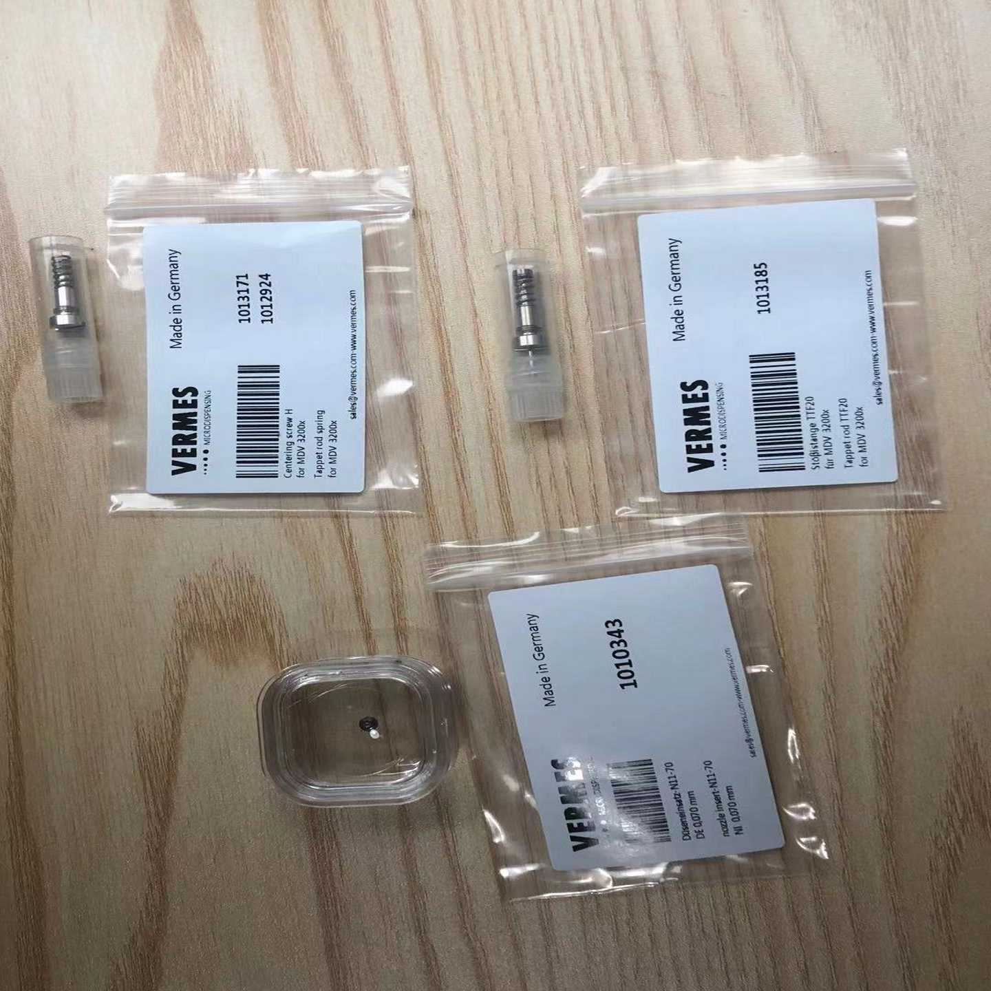 询价VERMES压电喷射阀撞针/喷嘴/密封圈耗材