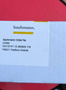 议价巴赫曼FM221Fastbus模块