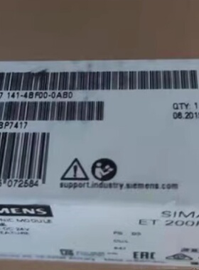 议价西门子6ES7141-4BF00-0AB0 ET200PRO数字量模块6ES71414BF000