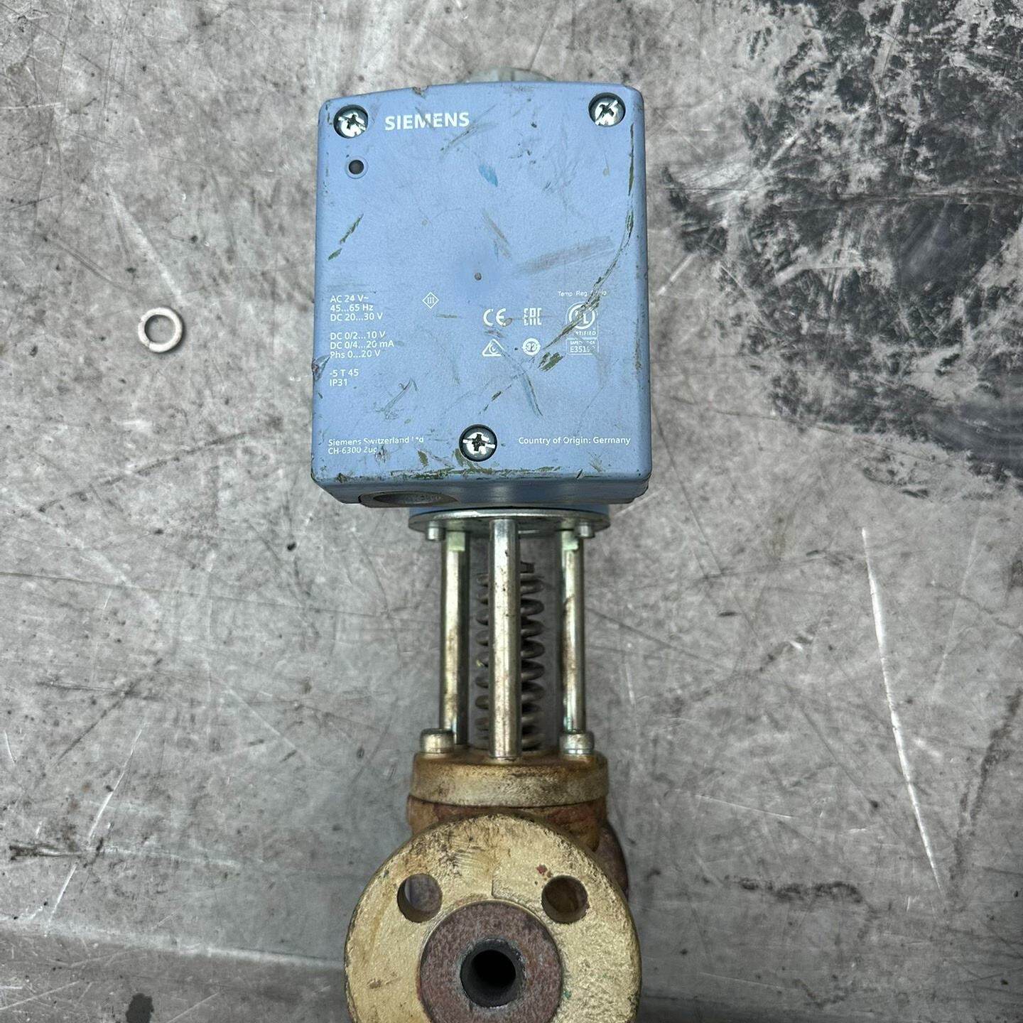 议价--西门子电动比例调节阀门执行器温控阀，阀门型号 MVF461H
