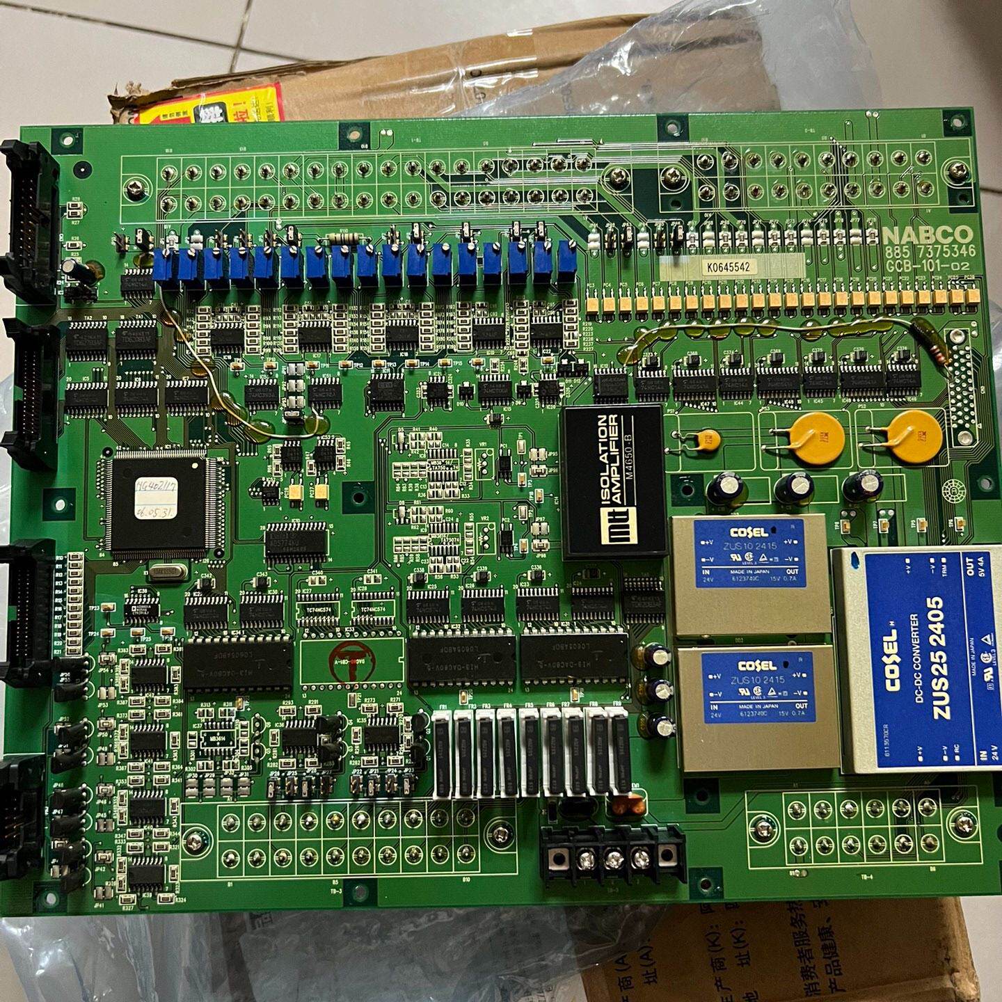 NABOC电路板   GCB-101-02 调速器主控制板--议价商品