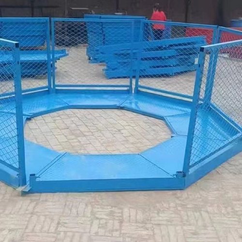 铁路盖梁平台基坑爬梯走廊箱式路桥施工安全梯笼框架式墩柱平台