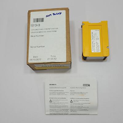 BENDER IR140Y413 AISOMETER INSULATION MONITORING DEVICE B910