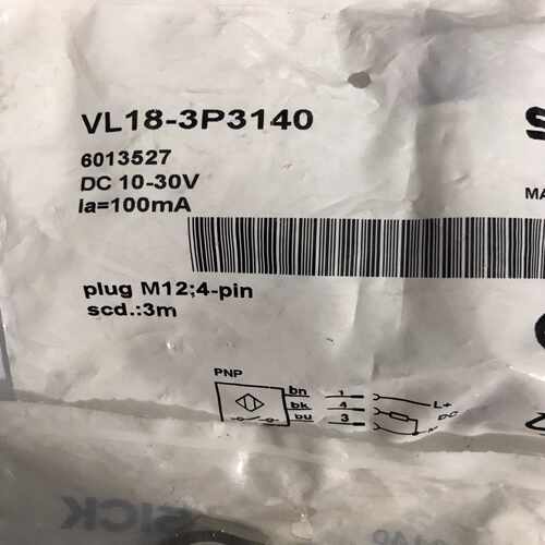 西克传感器VL18-3P3140产品号：6013527询价