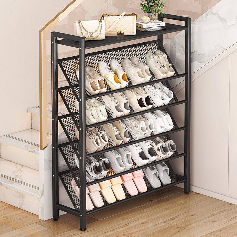 超薄鞋架多层家用门口窄小室内夹缝极薄19cm不占空间鞋架子斜