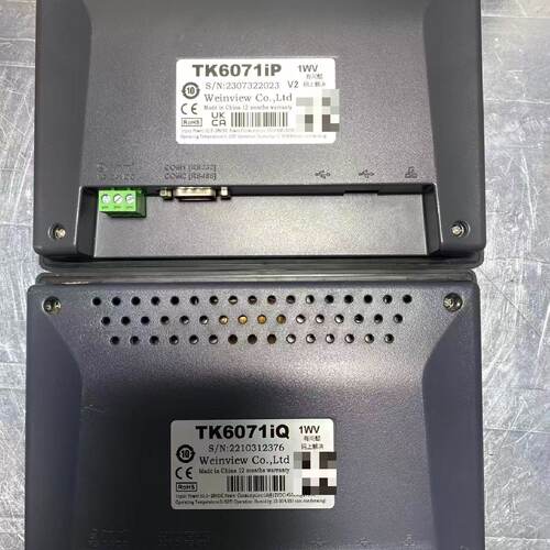 询威纶通7寸触摸屏型号TK6071iQ和TK6071iP成