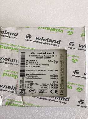 wieland威琅安全继电器SNA4043K-AR询价